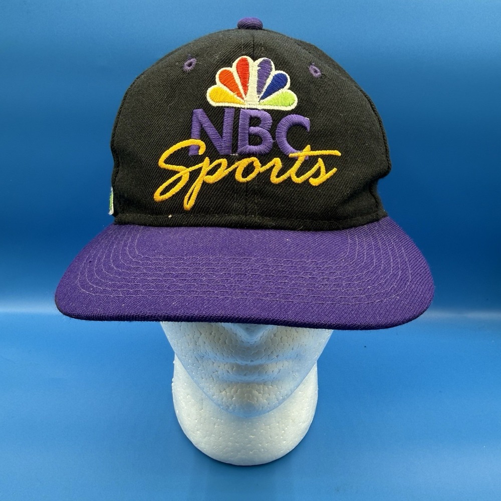 Vintage 90's NBC Sports Snapback Sports Specialties Wool Blend Hat Cap